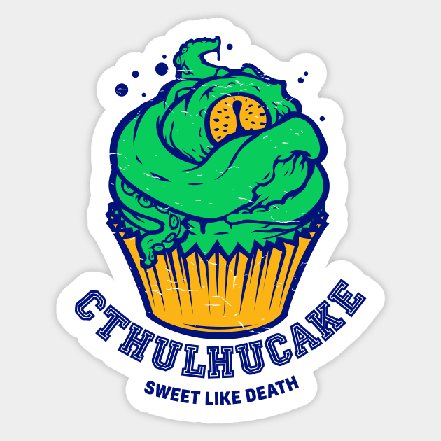 Cthulhu cake Sticker by dracoimagem